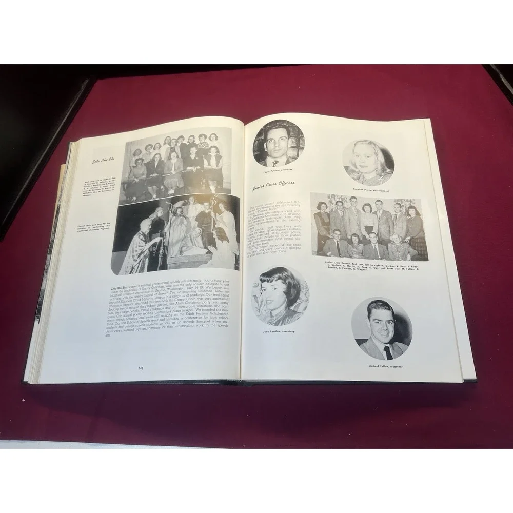 1949 Syracuse University Yearbook‎ - Jerry Stiller, Dick Clark Bernie Custis